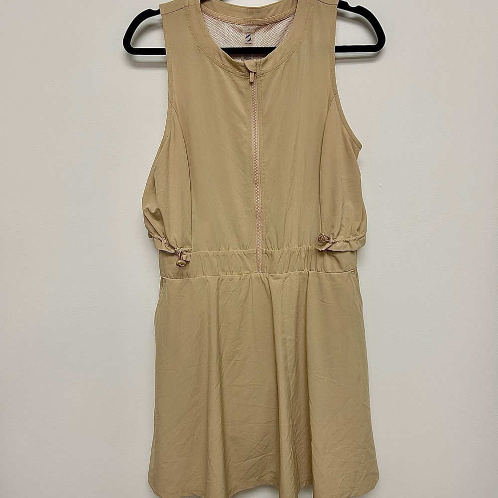 Loft | Lou & Grey | Tan Wanderweave Active Pocket Dress